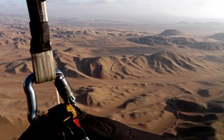 Desert paragliding gallery 2009 - View of the desert mountains near Iquique
