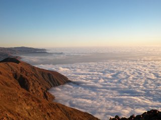 Level 2 - Sunset view from the highest sea cliffs in Chile and the highest paragliding takeoff of Northern Chile - Level 2, Tocopilla, the Atacama Desert, Chile