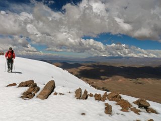 Volcano Tuzgle - The warm-up - Summiting Volcano Tuzgle 5530m (18,140ft), Puna de Atacama, The Andes, Argentina.