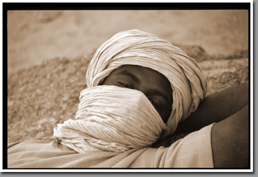 Afternoon nap in Jebel Arkenu