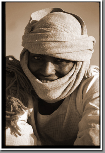 Sudanese boy teasing my camera